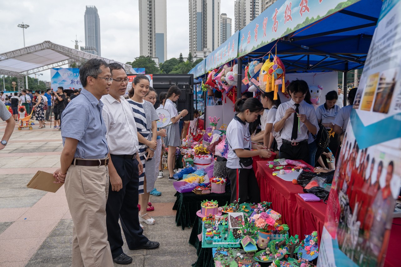 我校参加广西2018年世界青年技能日宣传活动